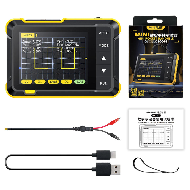Osciloscópio Digital de mão FNIRSI DSO152