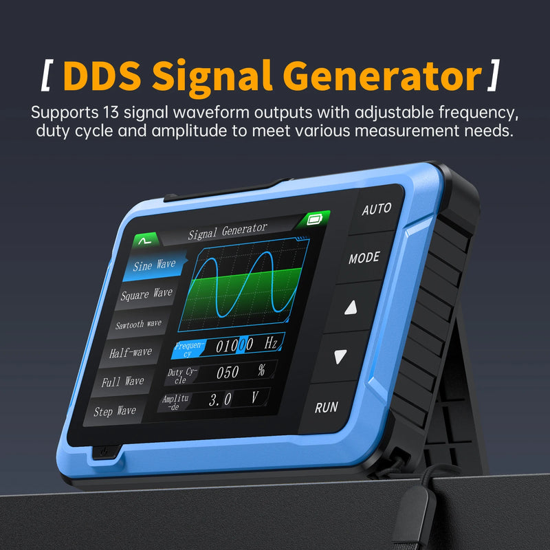 Osciloscopio Portatil FNIRSI Modelo DSO510 Digital 2 IN 1 48MS/s 10MHz