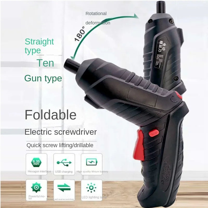 3.6V Power Tools Set Household Maintenance Repair 1800mAh Lithium Battery Mini Household Electric Drill Cordless Screwdriver